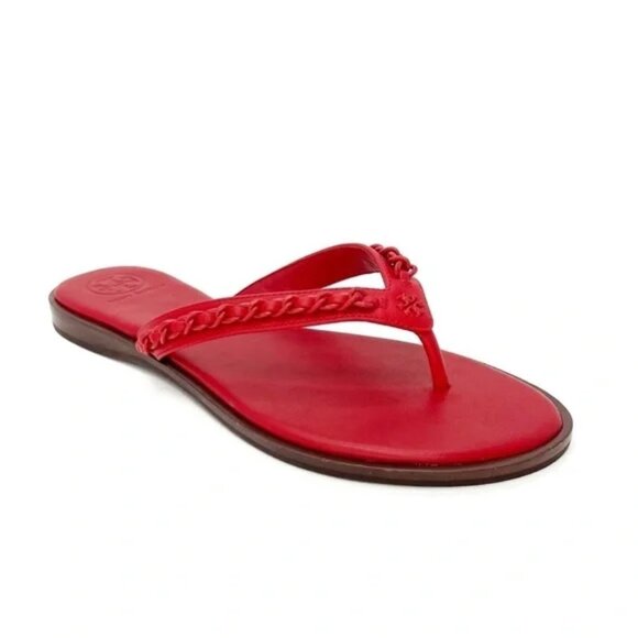 Tory Burch Shoes - NWOB Tory Burch Everly Chain Bearberry Red (Size: 8)